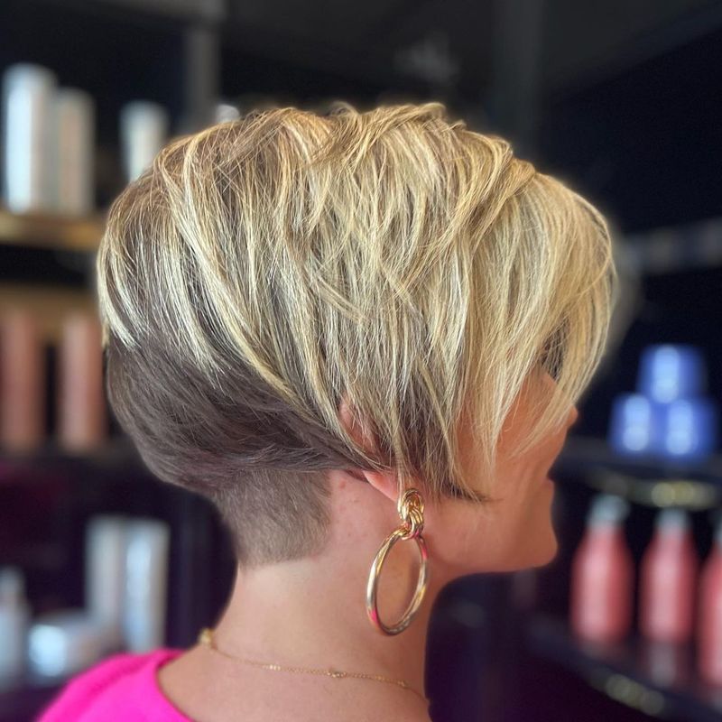 Bold Undercut Pixie Bob