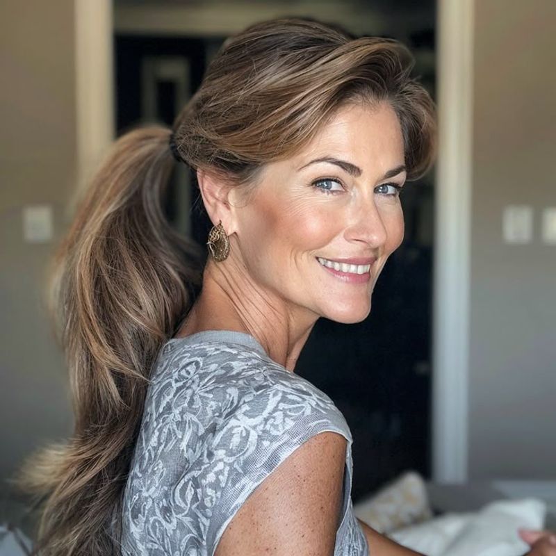 Bouffant Ponytail