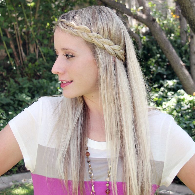 Braided Bangs