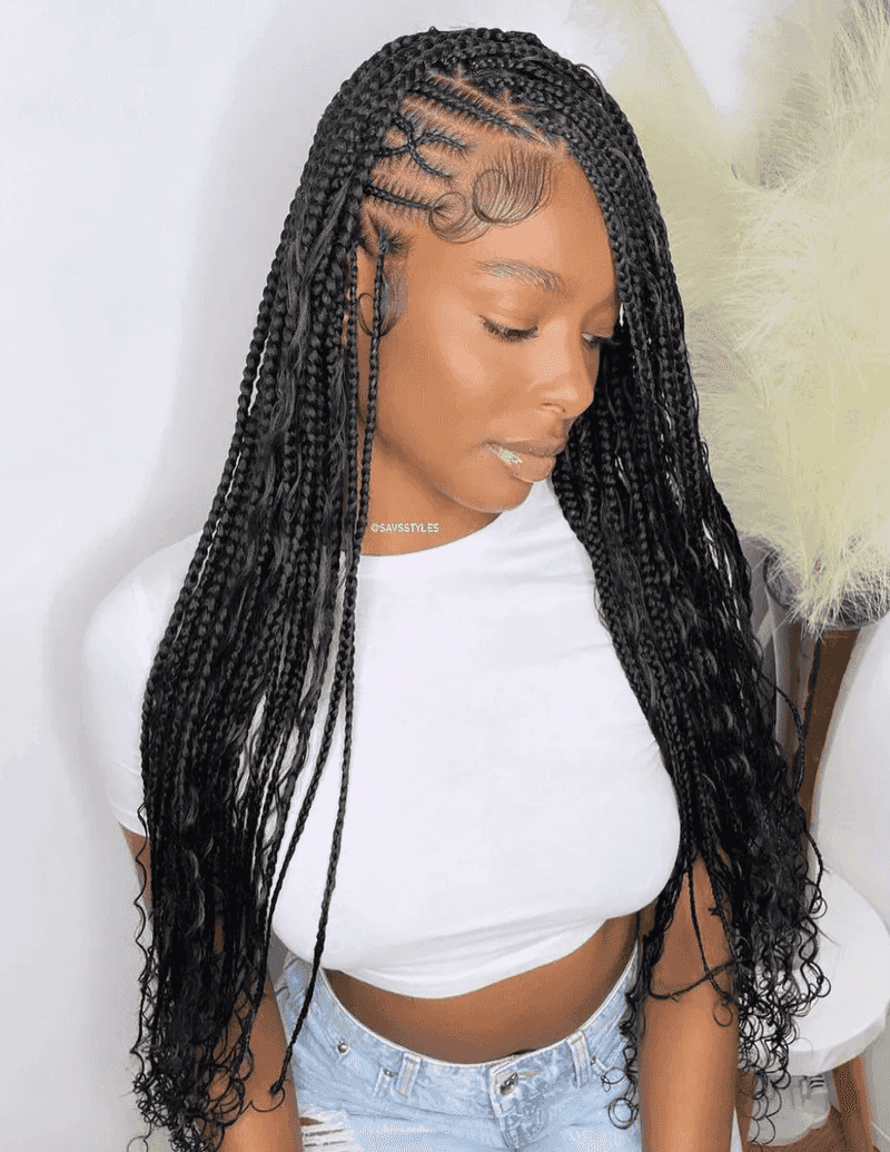 Side-Swept Goddess Braid