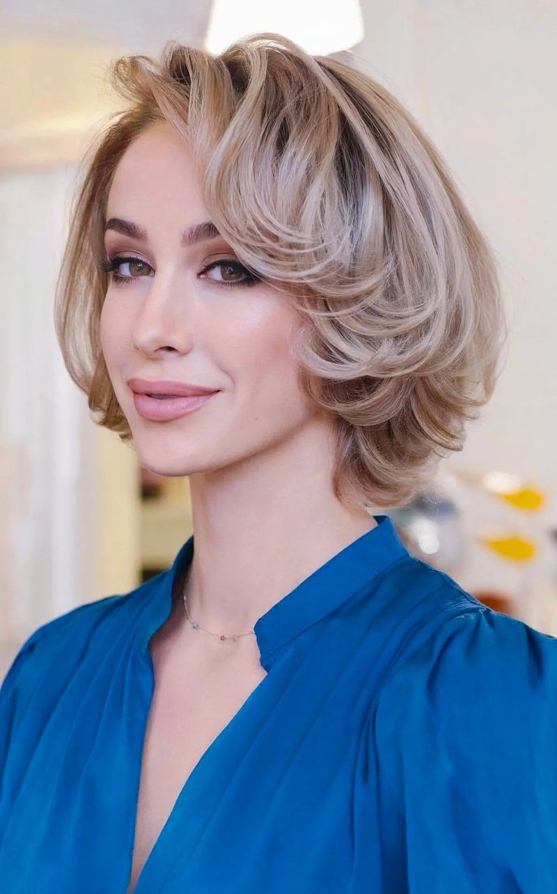 Butterfly Bob with Soft Waves