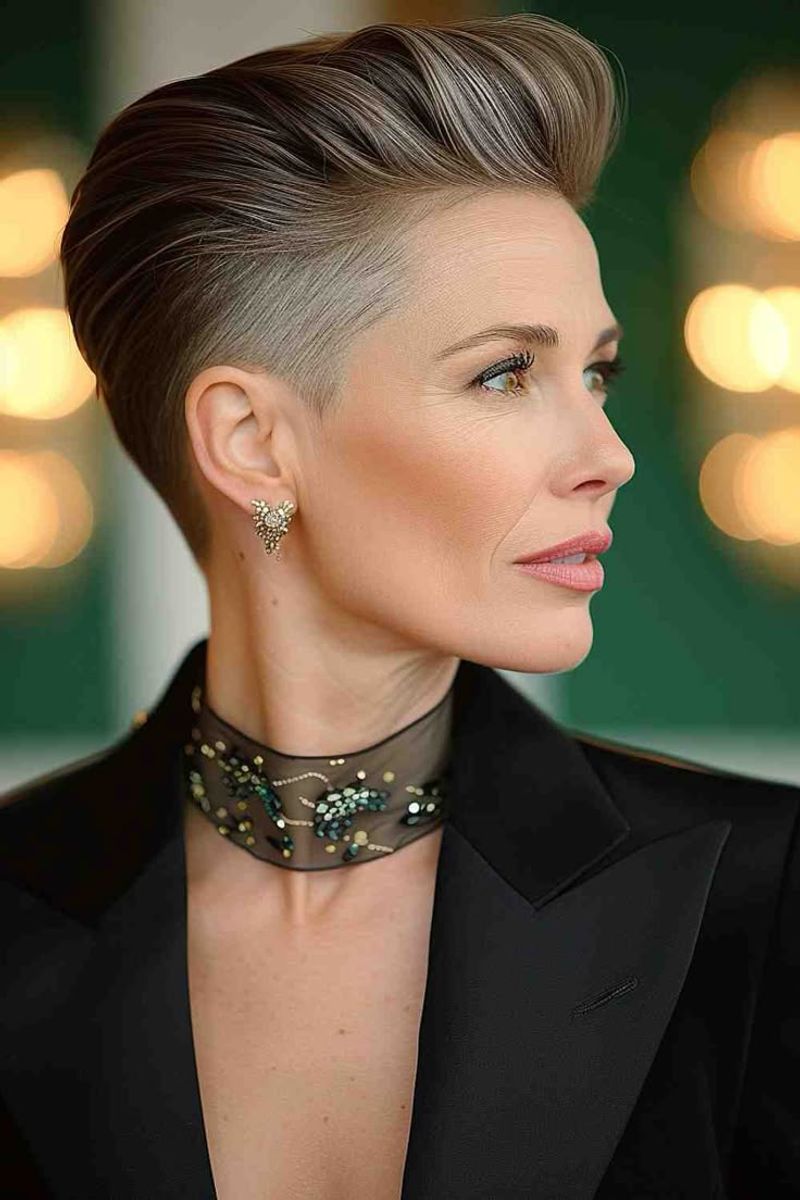 Sleek Pompadour