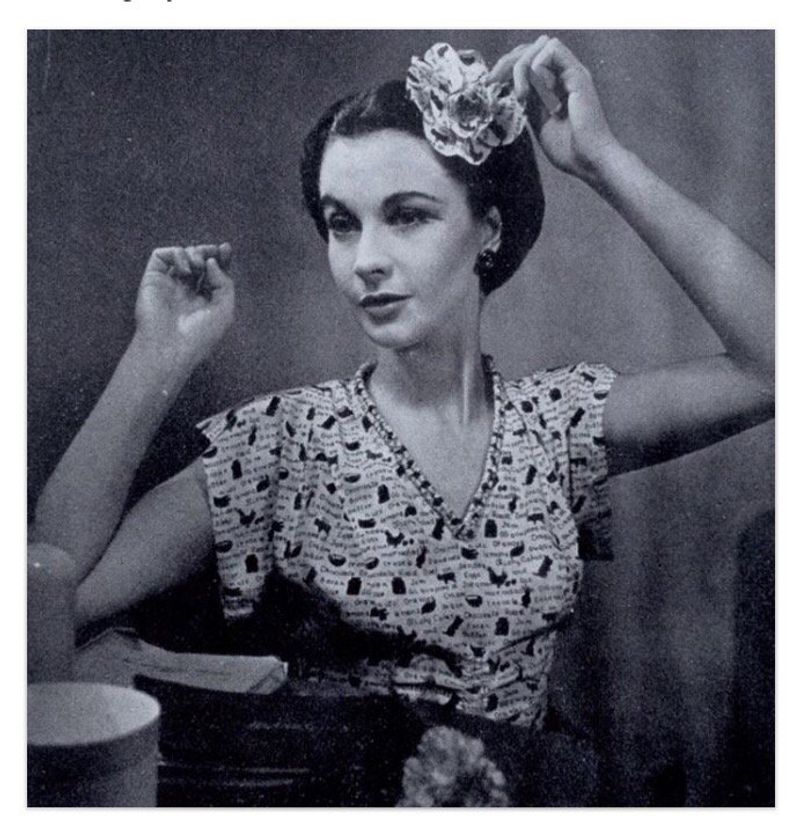 Vivien Leigh’s Regal Updo
