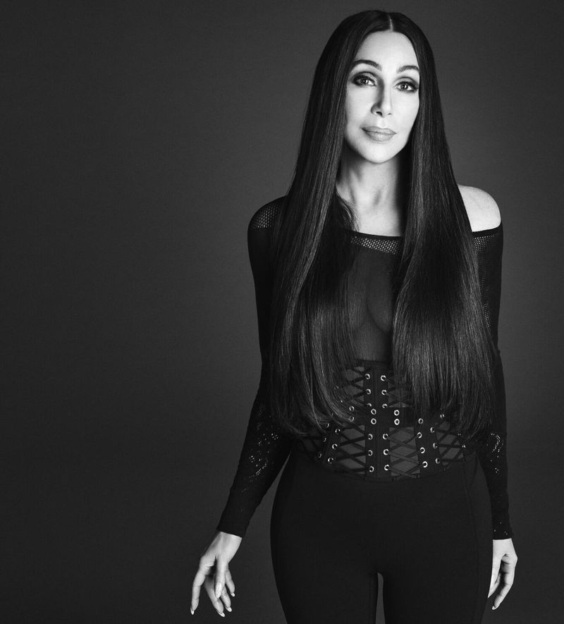 Cher's Long, Sleek Hair