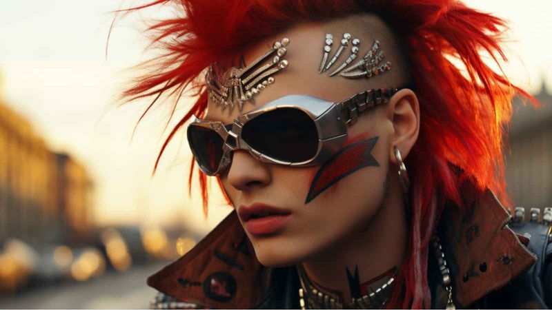 Edgy V-Cut Punk