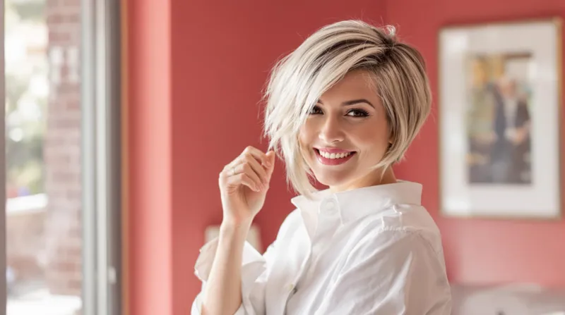 Chic Angled Pixie Bob