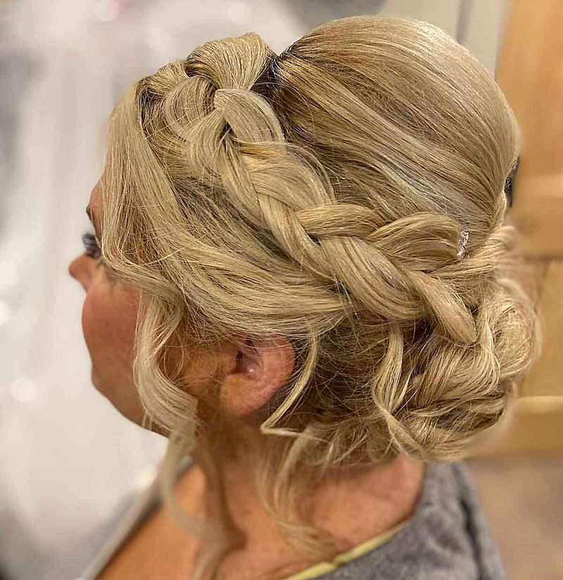 Chic Braided Updo