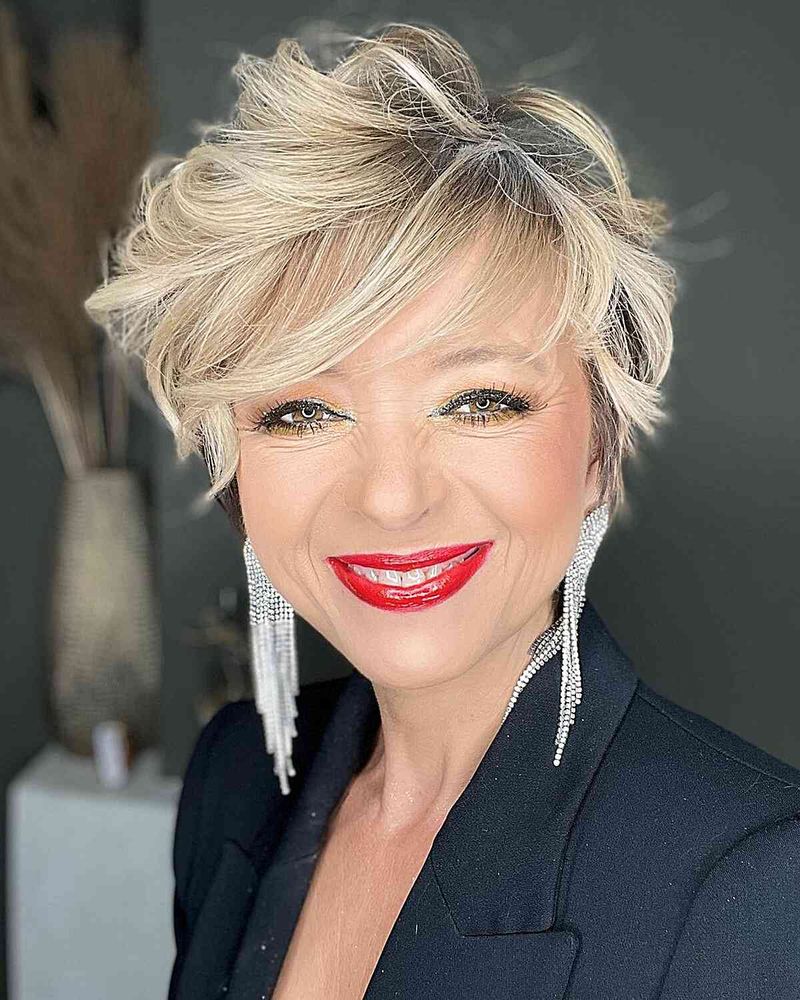 Textured Pixie with Fringe