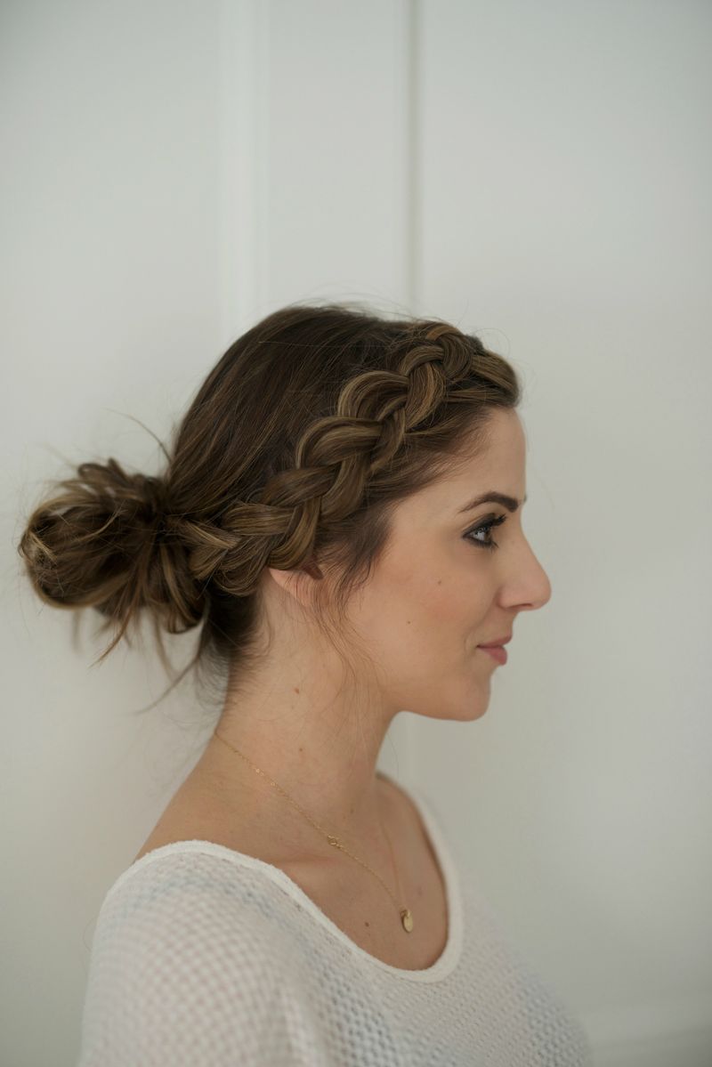 Braided Messy Bun