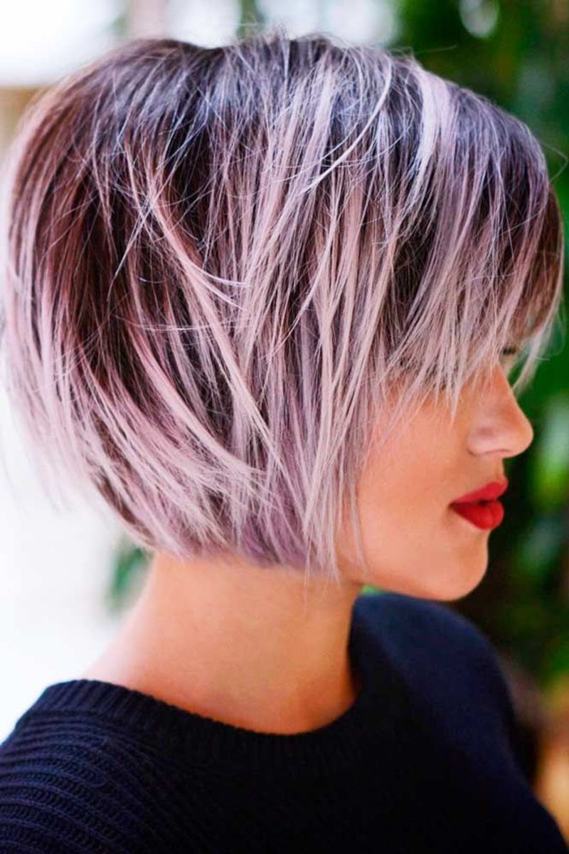 Short Layered Bob