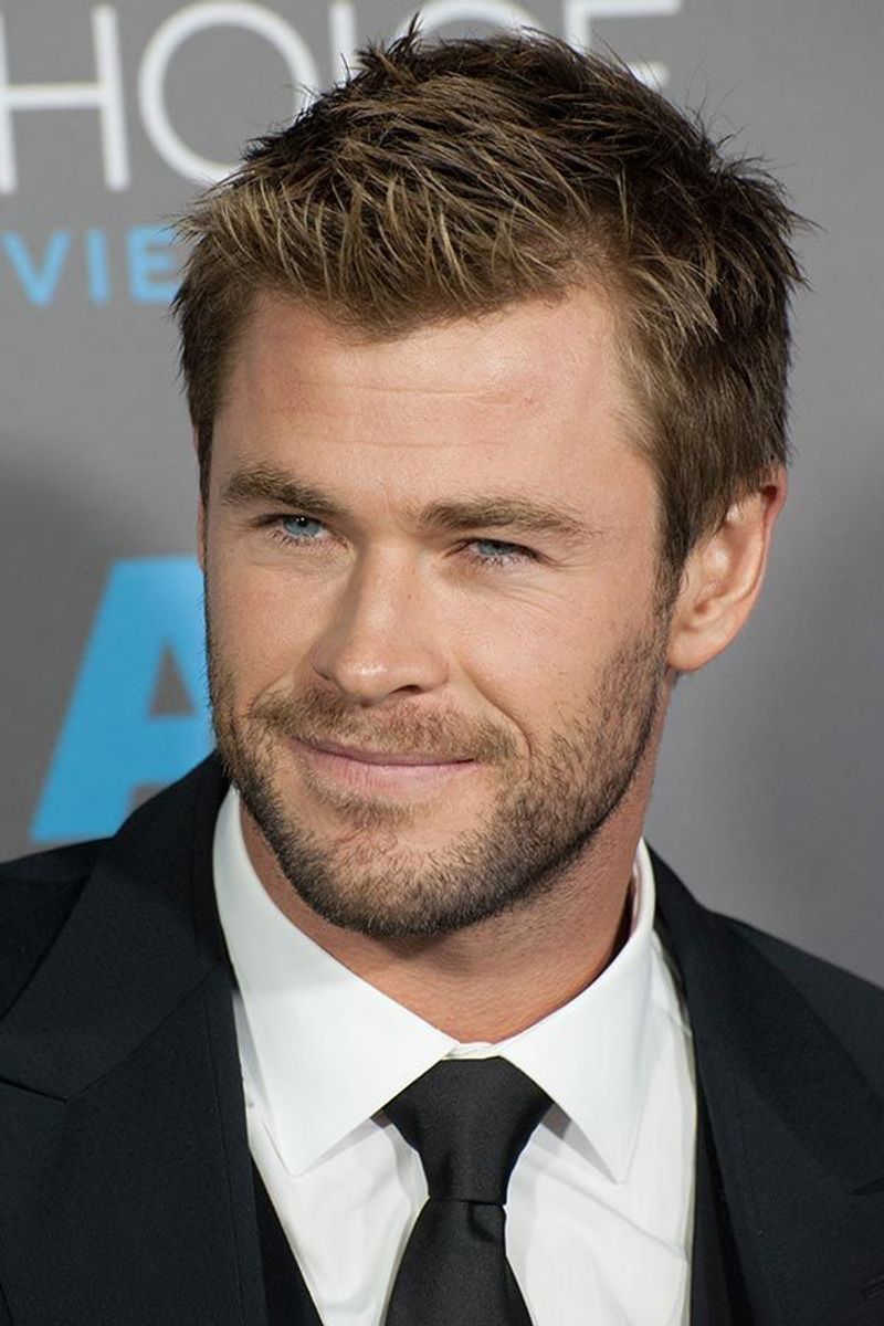 Chris Hemsworth's Textured Crew Cut