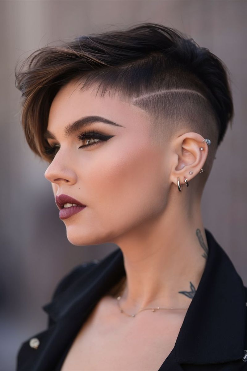 Edgy Asymmetrical Pixie