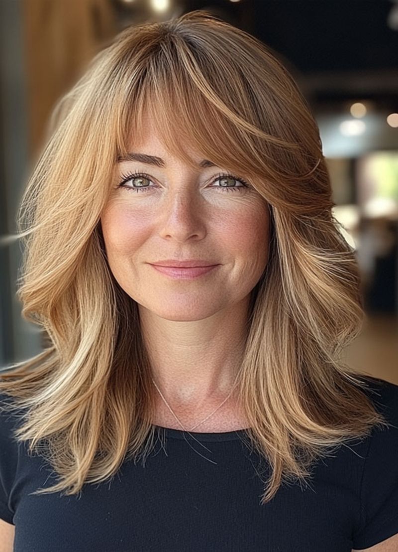 Wispy Bangs with Layers