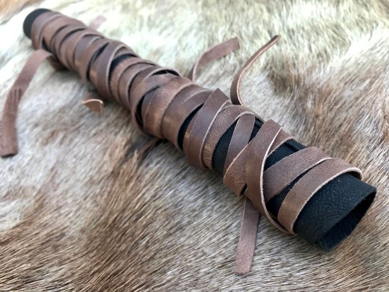 Leather Hair Wrap