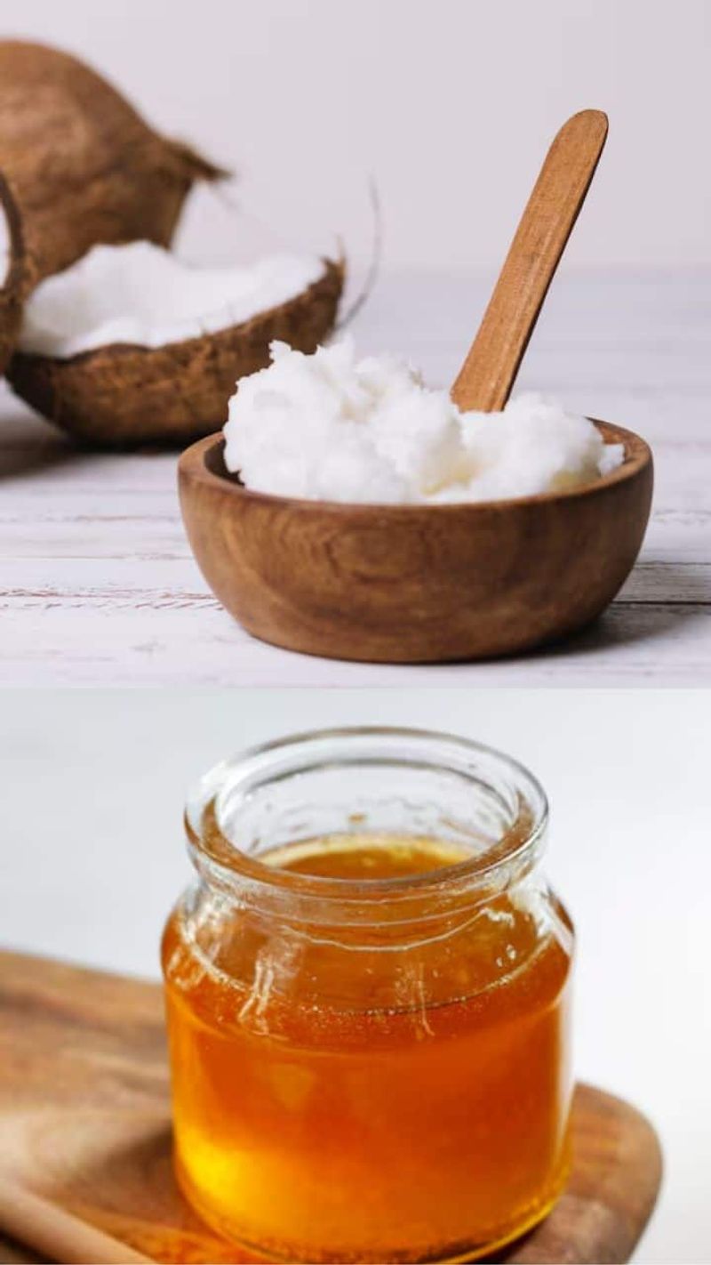 Coconut Oil and Honey Mask
