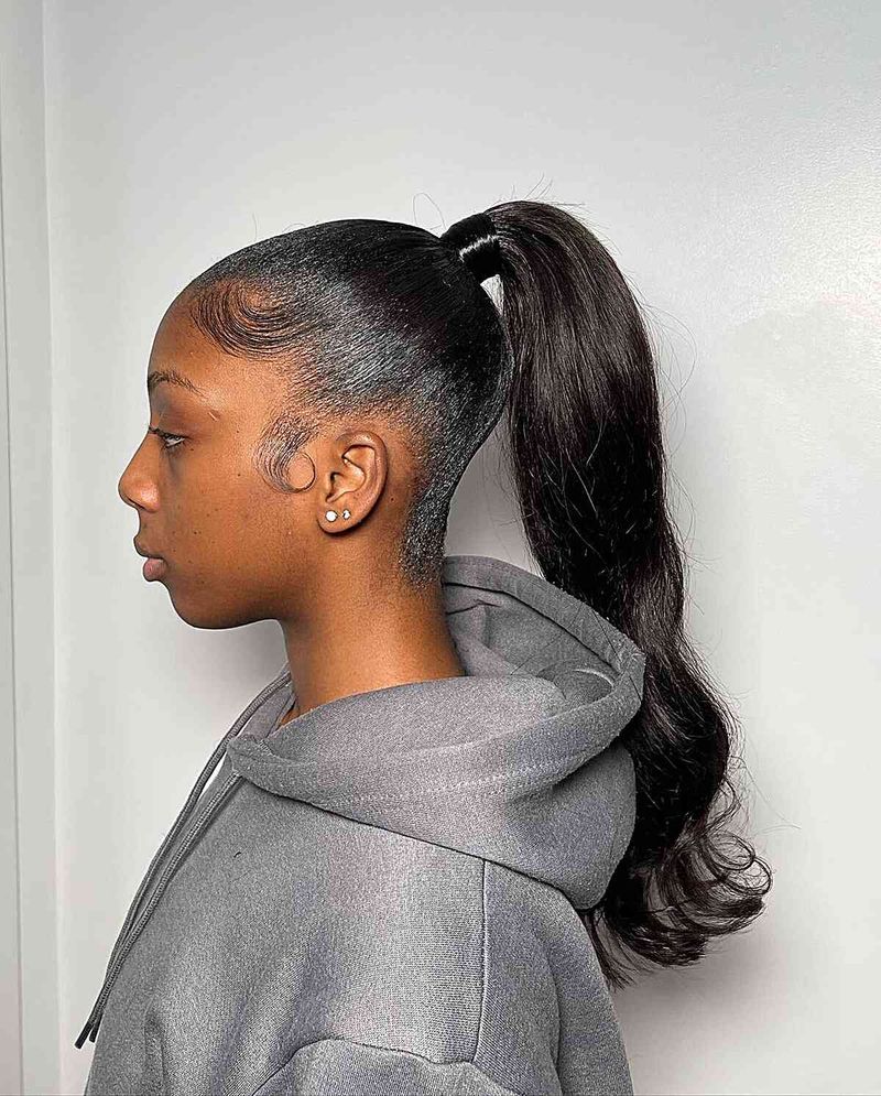 Sleek Ponytail