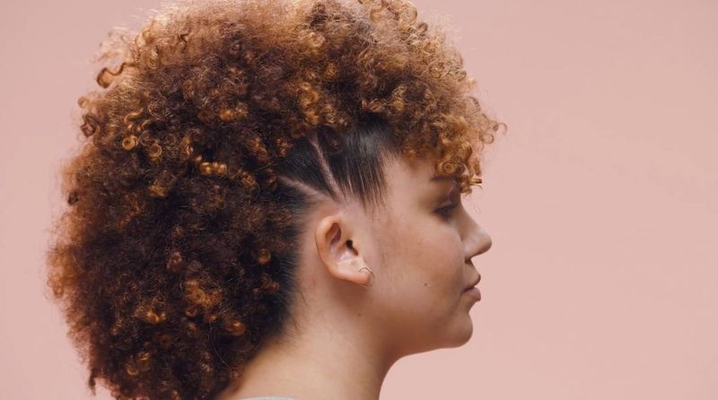 Side Swept Frohawk