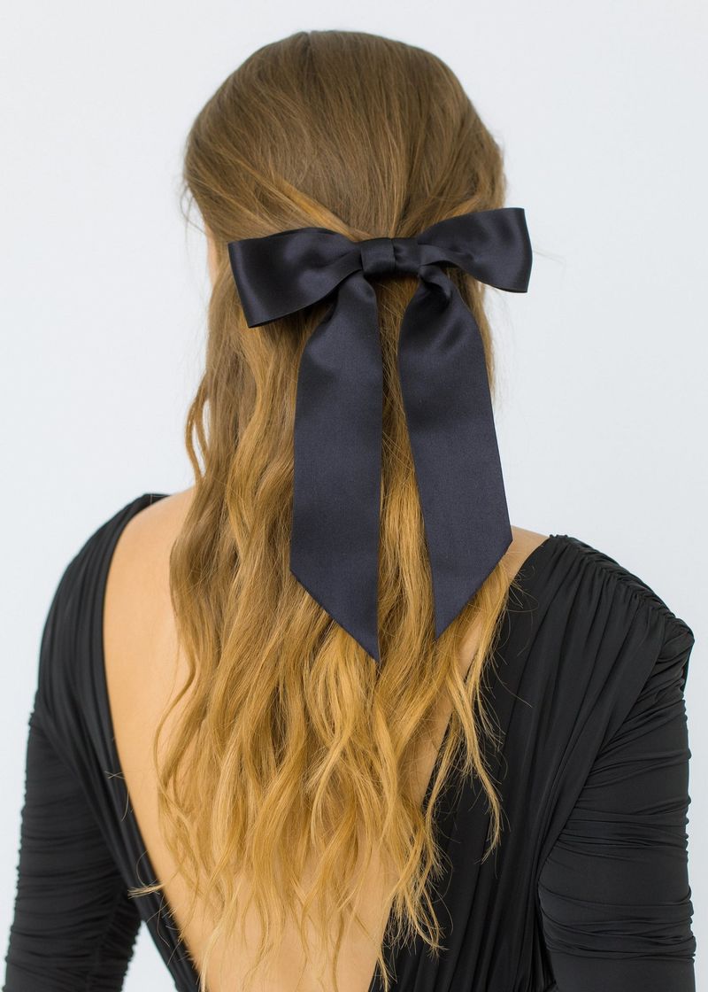 Silk Bow Barrette