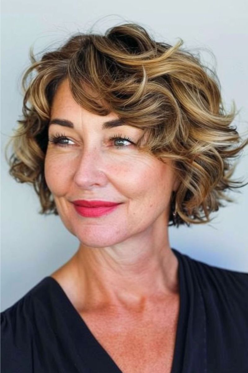 Curly Bob Butterfly