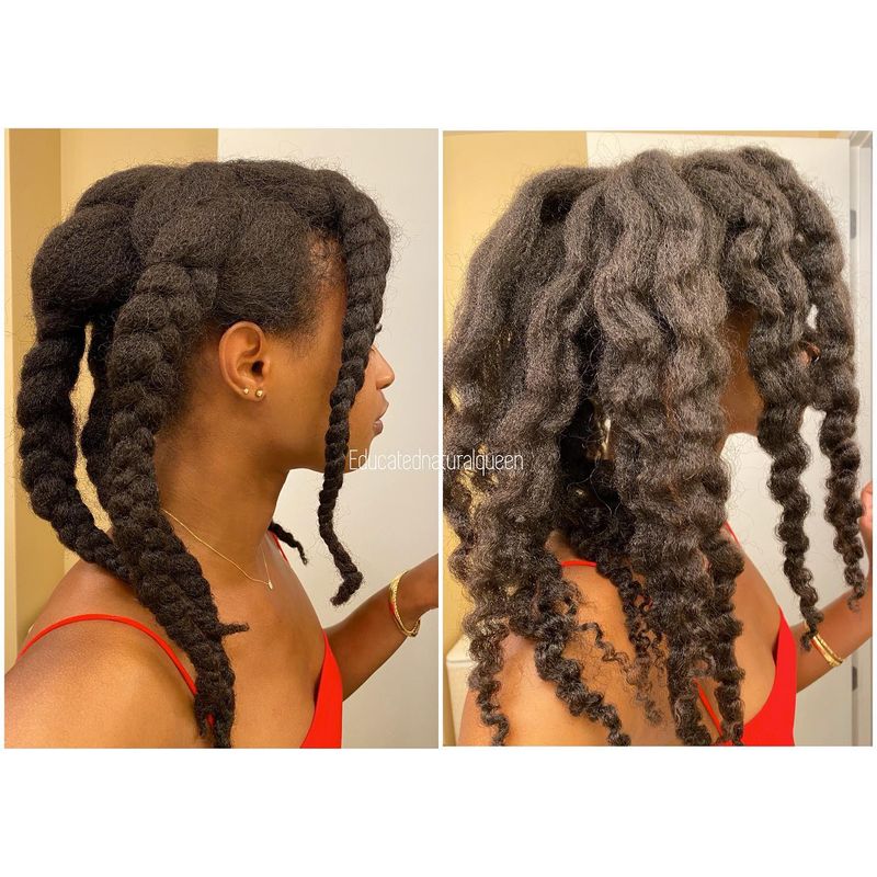 Voluminous Braid-Out