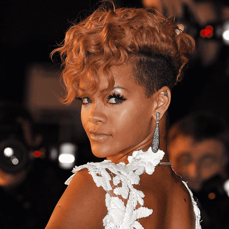 Curly Faux Hawk