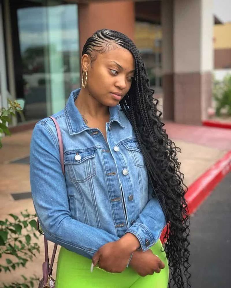 Curly Lemonade Braids