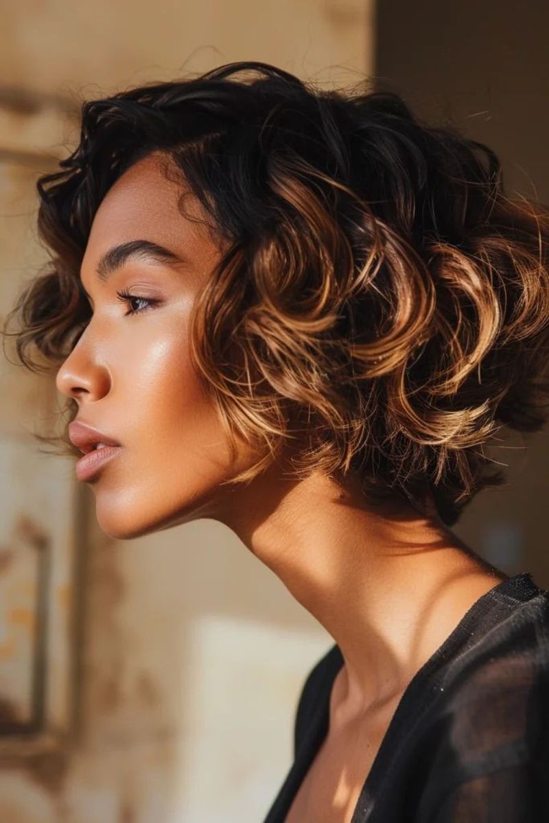 Curly Pinch Bob