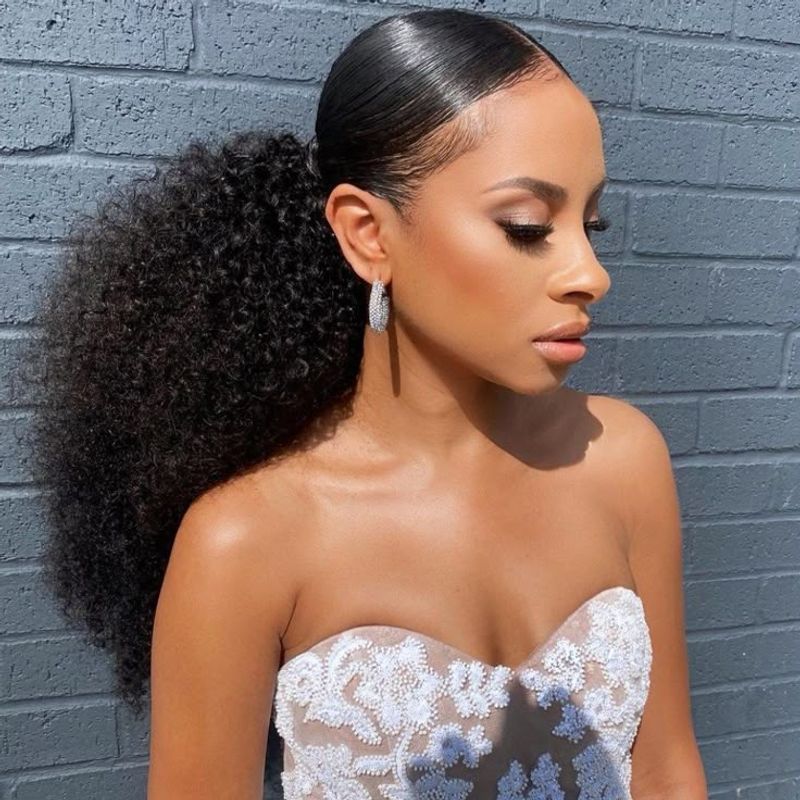 Curly Ponytail