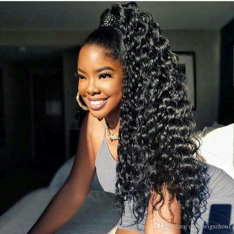 Curly Ponytail