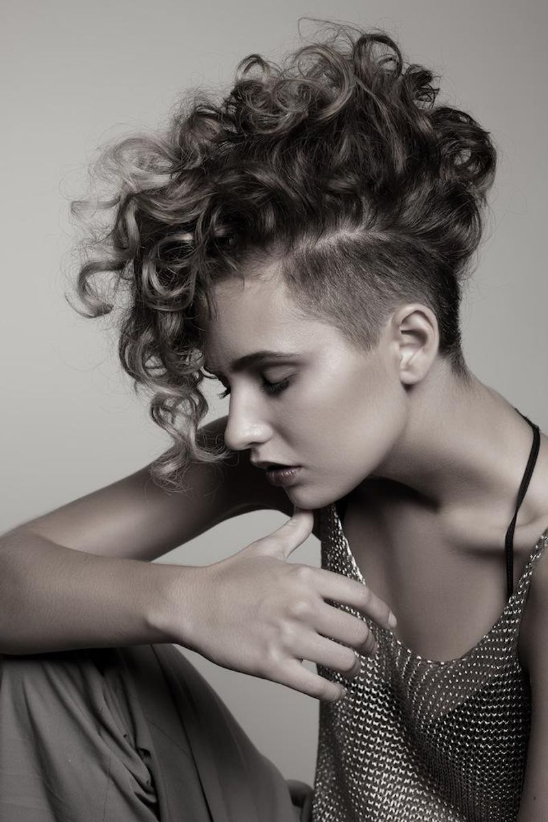 Curly Spiked Top