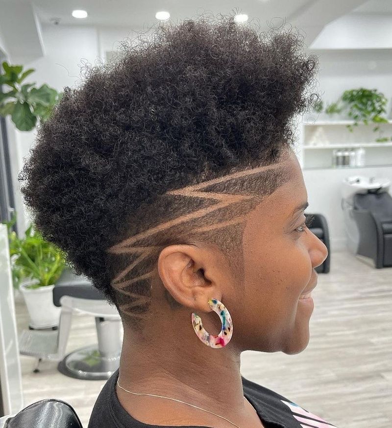 Dramatic High Top Fade