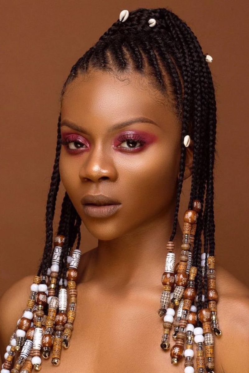 Earthy Beaded Tree Braids