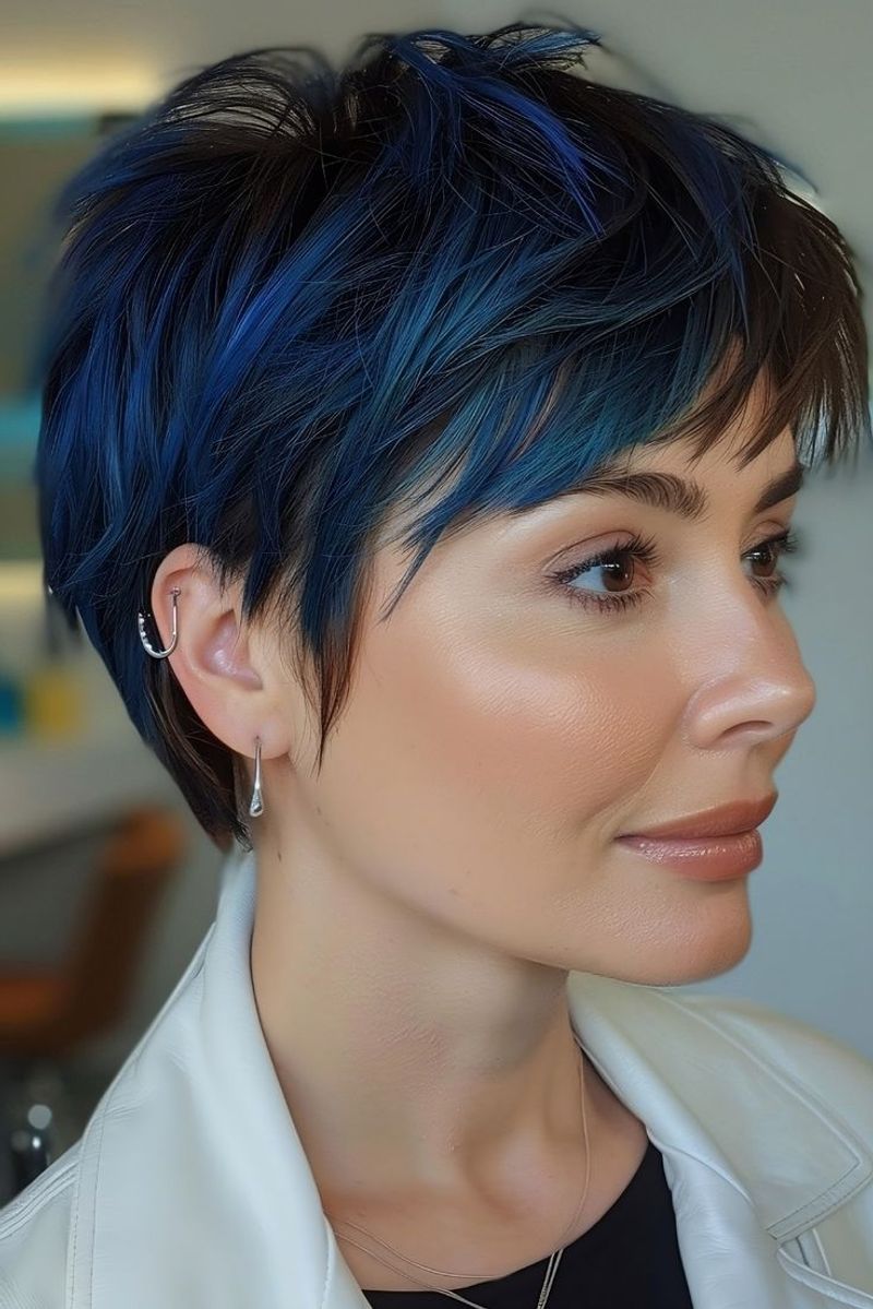 Electric Blue Pixie