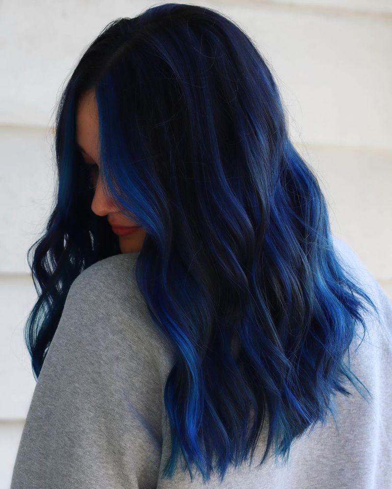 Electric Blue Streaks