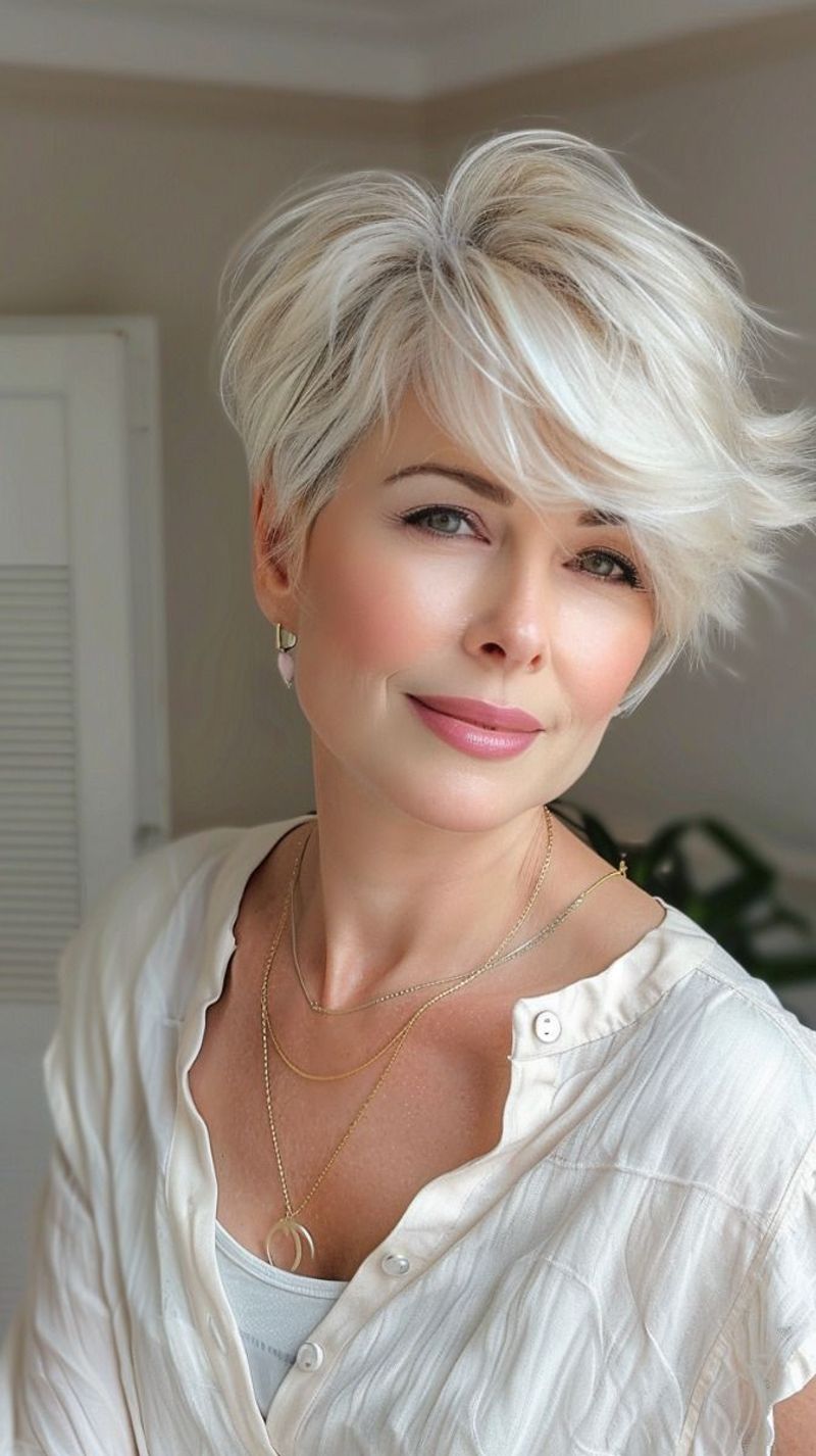 Elegant Layered Pixie