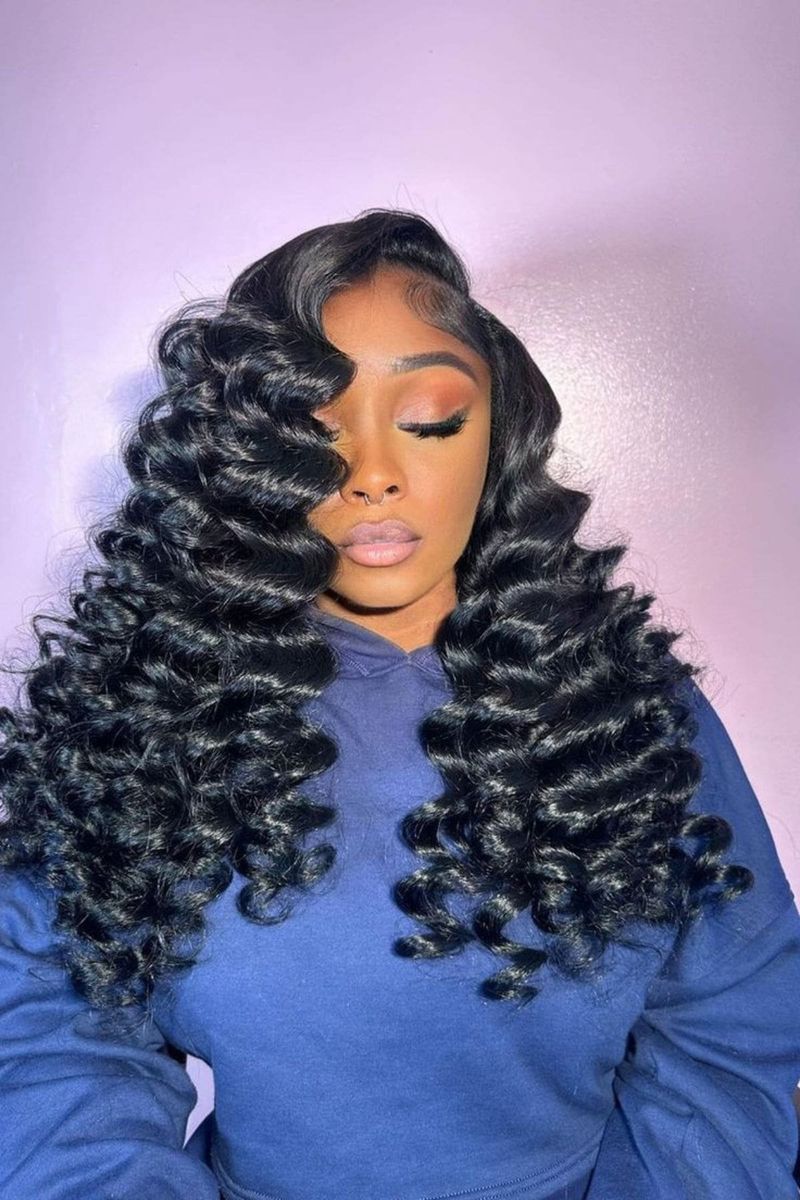 Bouncy Spiral Curls