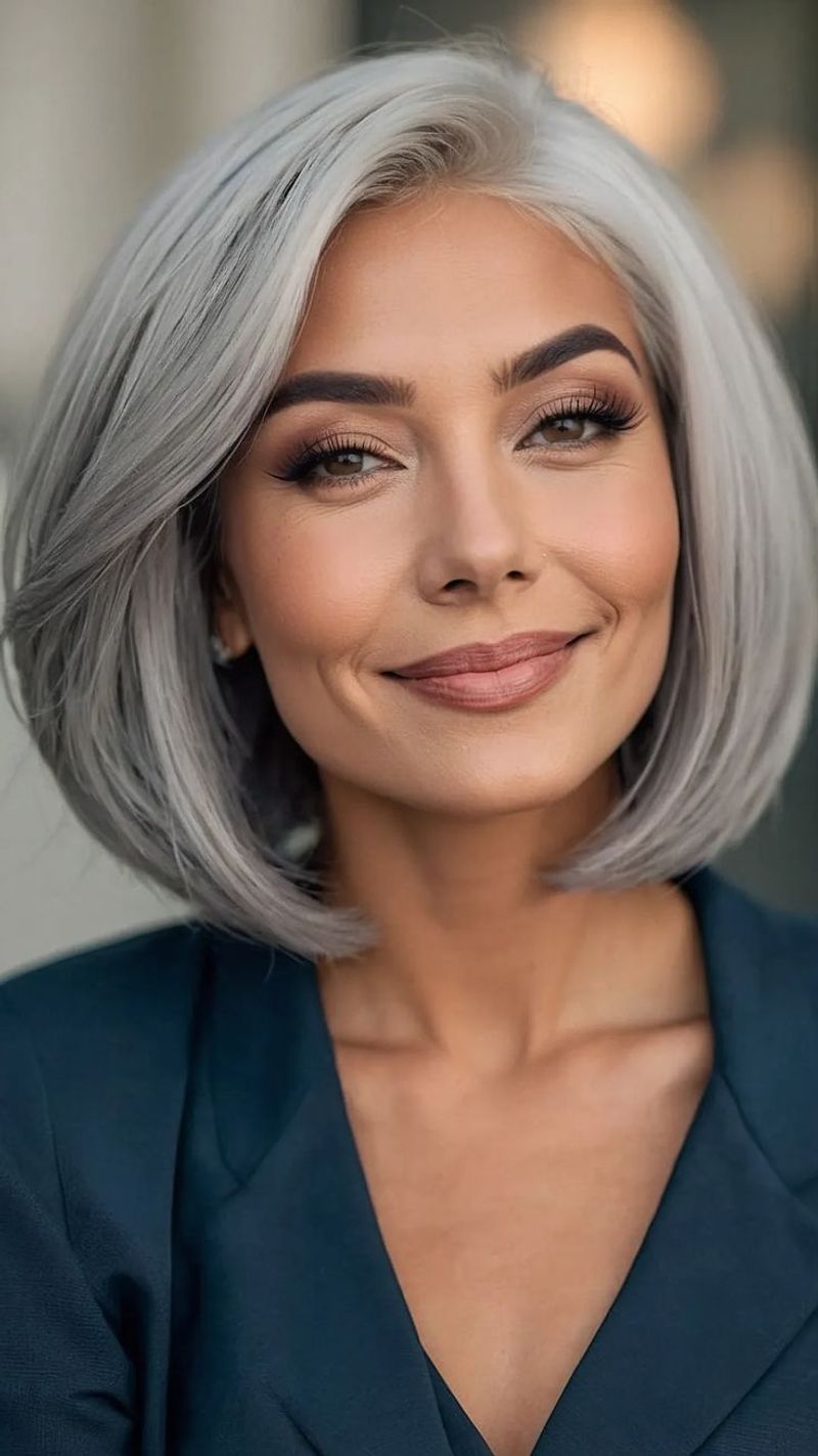 Elegant Silver Strands