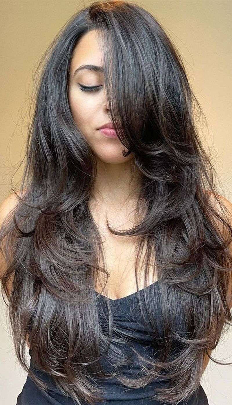 Long Layers with Side Part