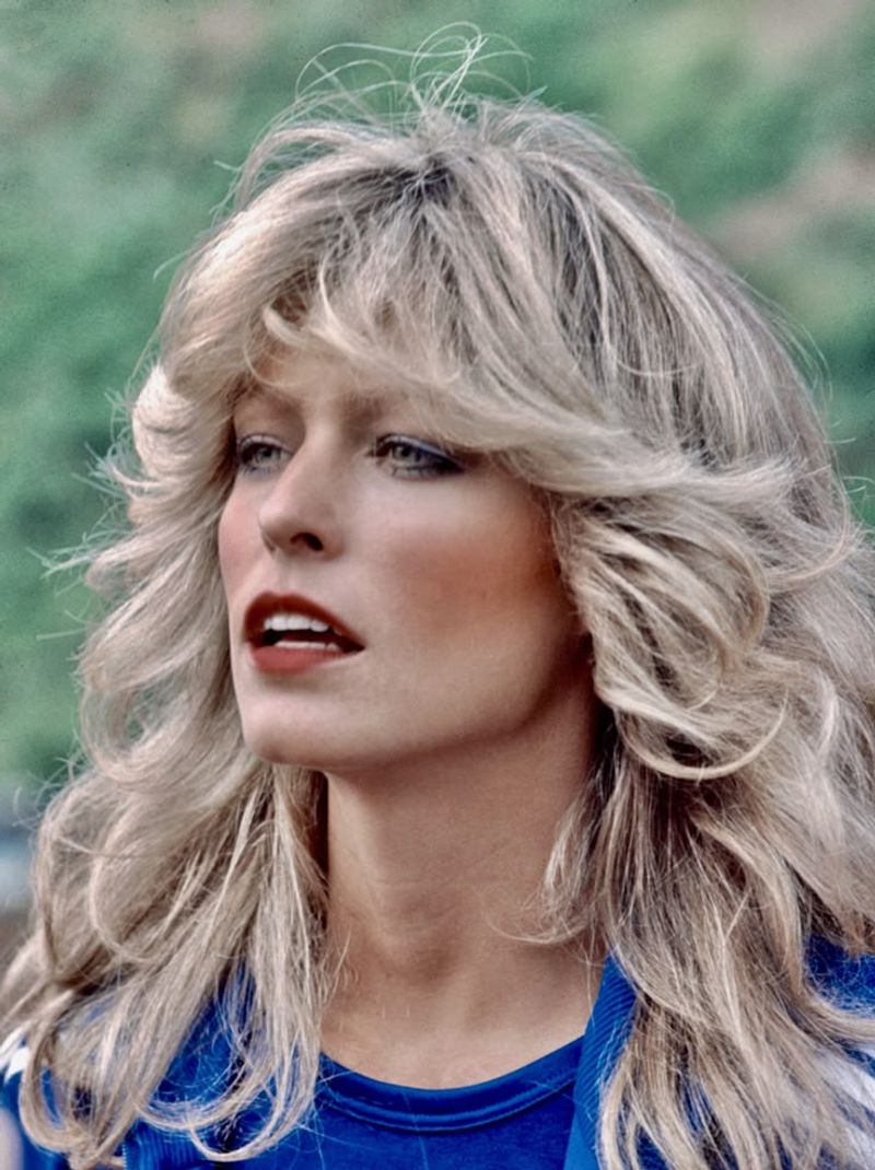 Farrah Fawcett's Feathered Waves