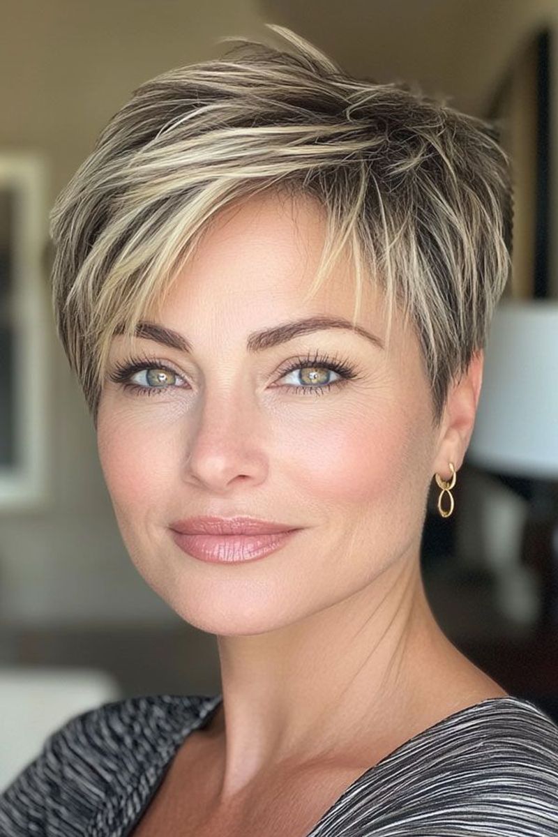 Short Layered Pixie