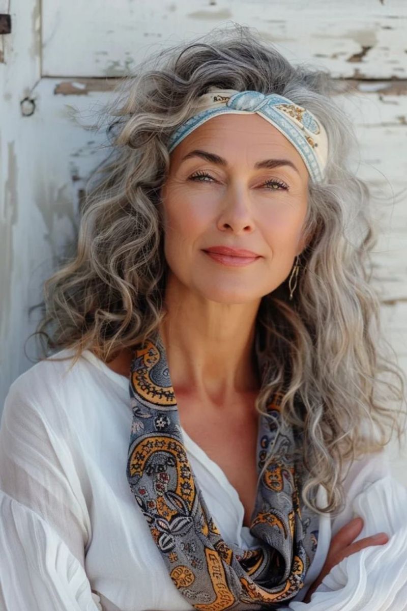 Feminine Curls with Headband