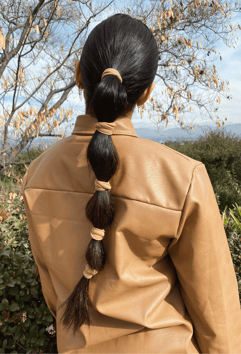 Minimalist Bubble Ponytail
