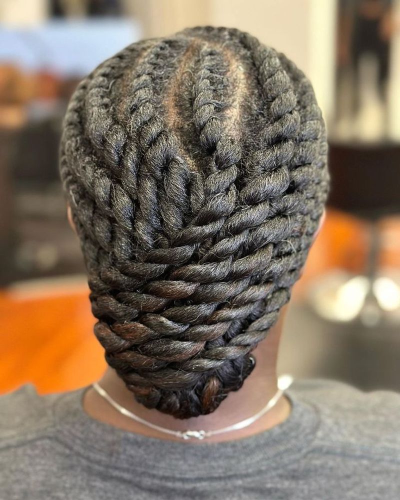 Flat Twist Updo