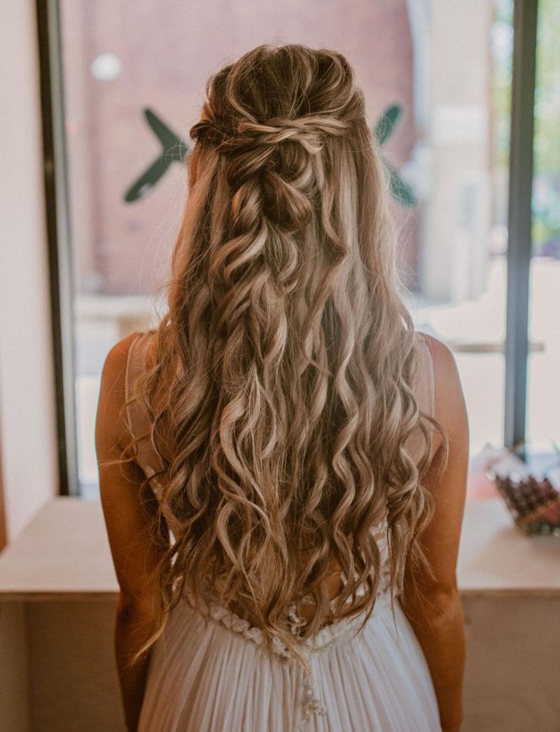 Bohemian Half-Up Twists