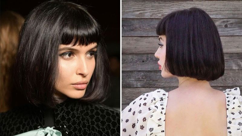 Soft Blunt Bangs