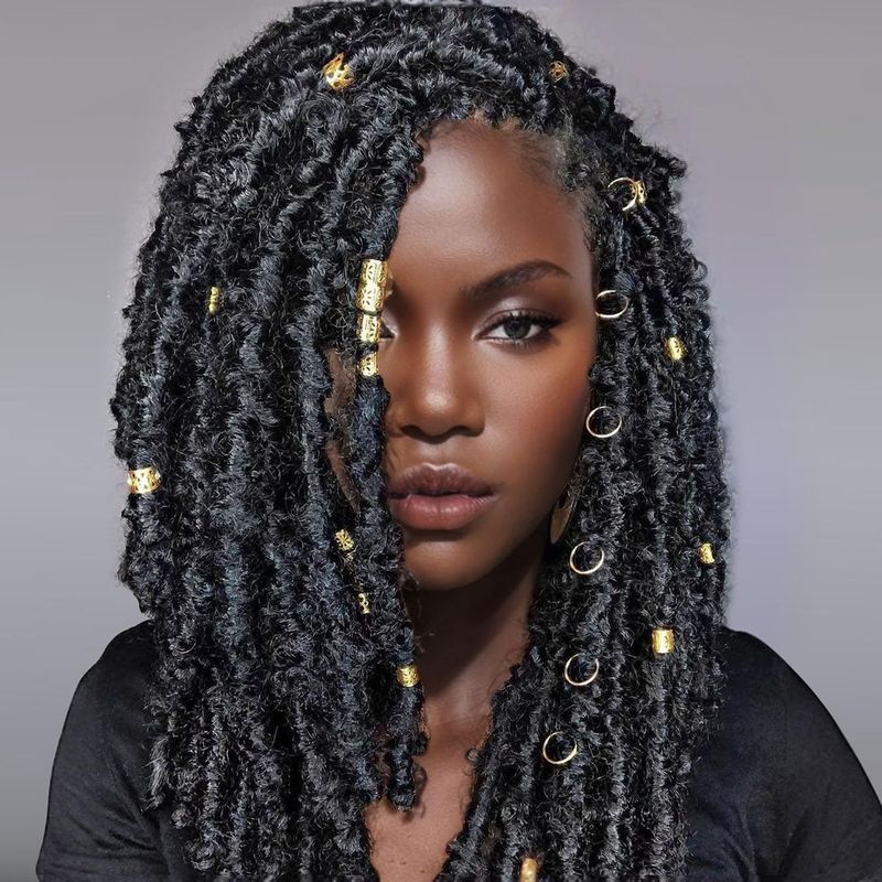 Futuristic Beaded Twists