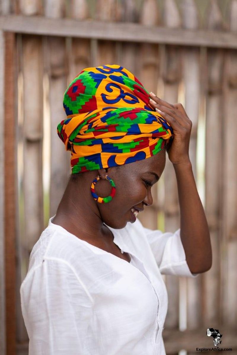 Ghanaian Kente Head Wrap