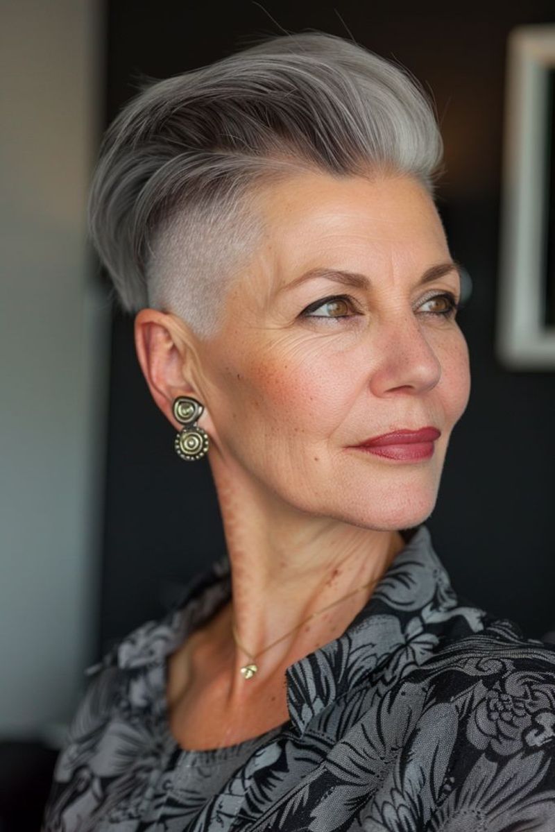 Glamorous Gray Mohawk