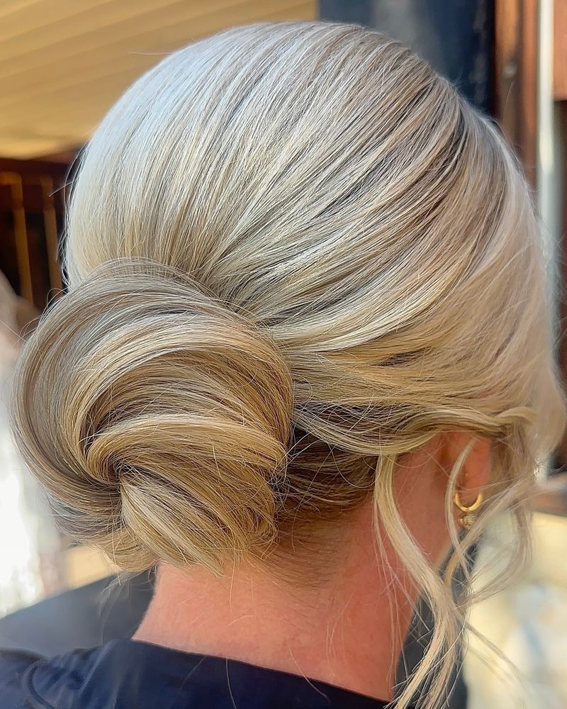 Effortless Low Chignon