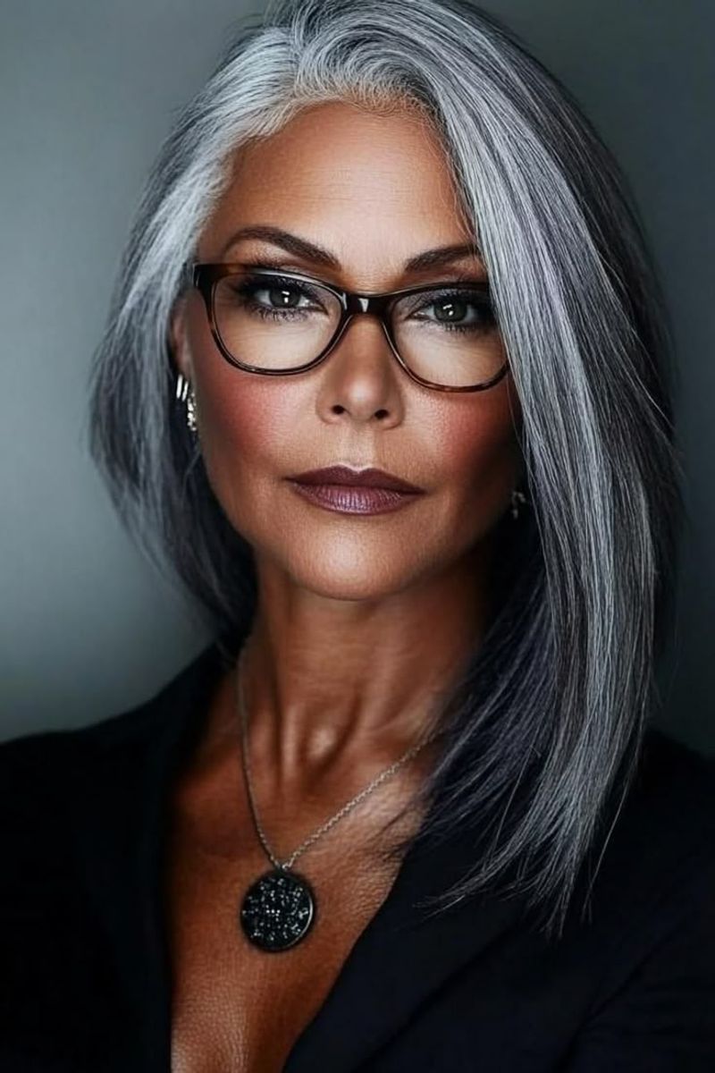 Graceful Silver Highlights